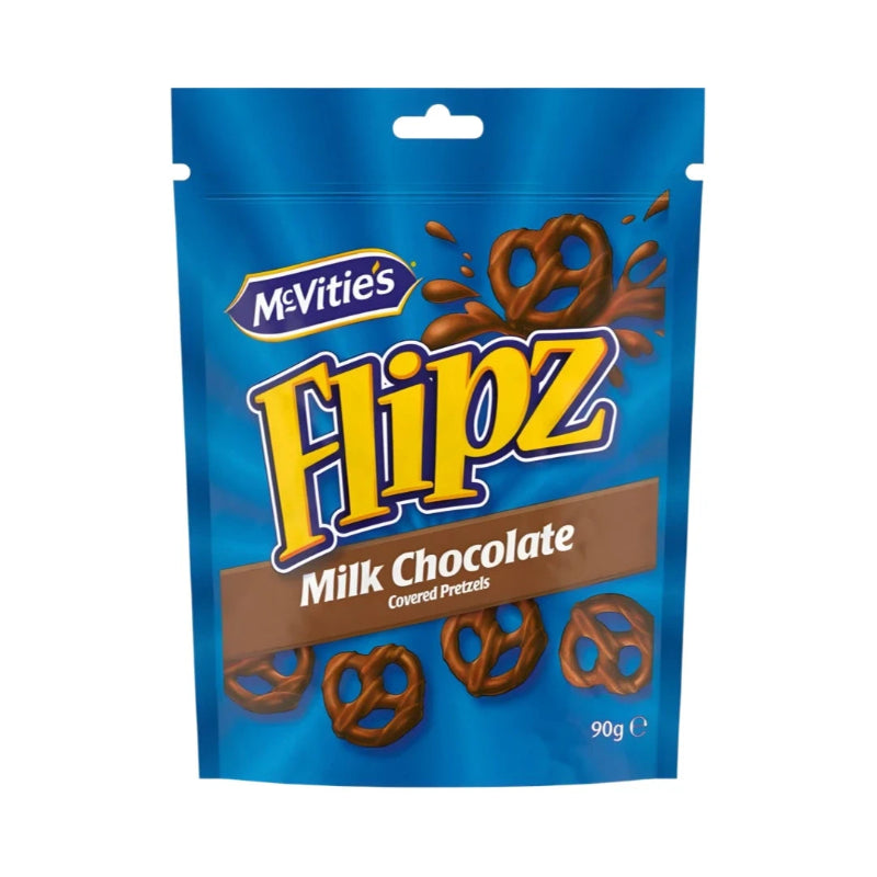 Flipz Milk Chocolate Coated Pretzels 90g